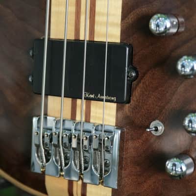 Custom "Woody" scroll bass - One-of-kind! image 3