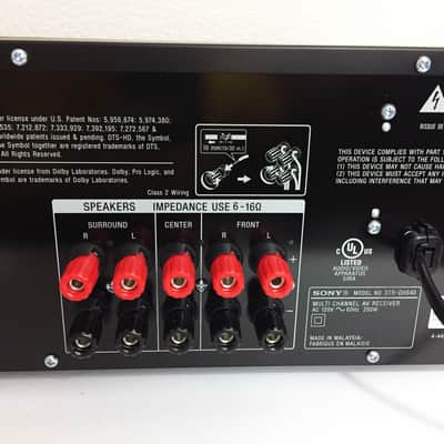 Sony STR-DH540 5.2 Channel 4K AV Receiver 725 Watt Home Theater + Remote image 13