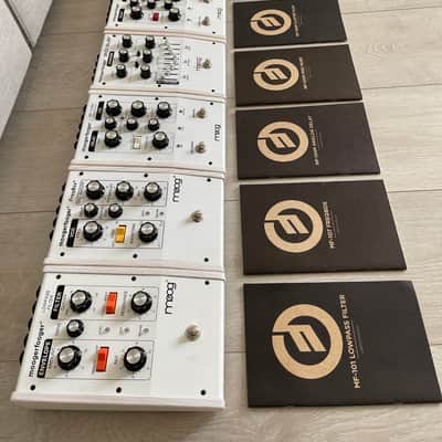 Moog Voyager XL & Moogerfooger Complete Collection (white edition) with lots of accessories White Edition image 2