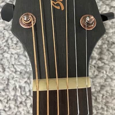 Breedlove Rainforest S Concert Abyss CE African Mahogany Acoustic Electrc Guitar image 6