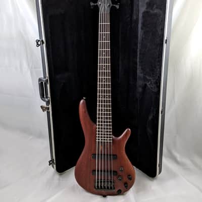 Ibanez Japan 1992 Soundgear SR1306 6-String Bass - Padauk/Wenge/Bubinga (MIJ Fujigen) image 4