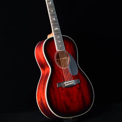 PRS SE P20E Tonare Parlor with Fishman Sonitone Pickup - Fire Red Burst image 2