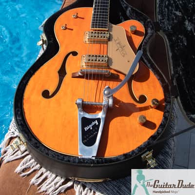 2006 Gretsch G6120-1960 Nashville Reissue - w Original Bigsby - Western Orange - Made in Japan image 15
