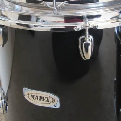 Mapex V Series Black Drum Kit with Hadware Jazz/Child/Portable -18" BD, 8"+10" TT, 12"+14" FT, 12"SN image 12