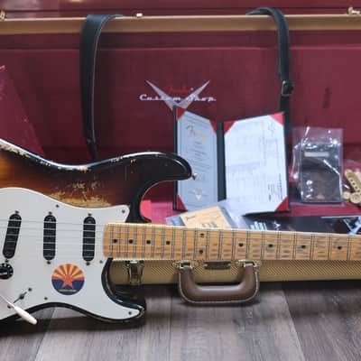 Fender Stratocaster '55 Relic - Jason Smith Masterbuilt (2023) - Sunburst image 2