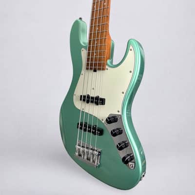 Sadowsky MetroExpress 5-String Vintage JJ - Sage Green Metallic image 3