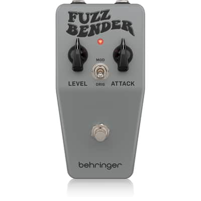 Behringer Fuzz Bender Vintage 60s Style Fuzz Buzz Pedal w/Custom Bias Mod Switch