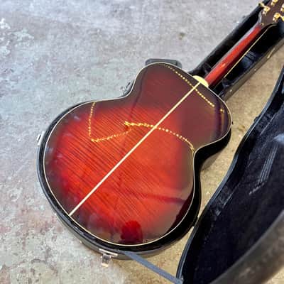 Yamaha CJ-32 Jumbo Acoustic guitar - Flame Sunburst j200 original