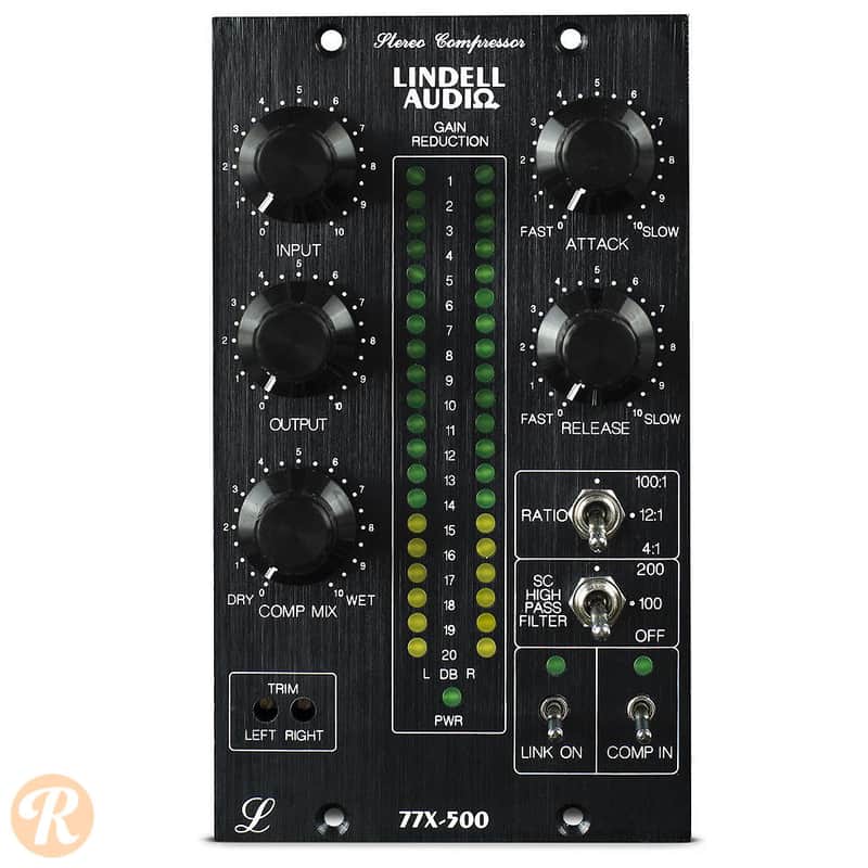 Lindell Audio 77X-500 Stereo Compressor / Limiter 500 Series Module image 1
