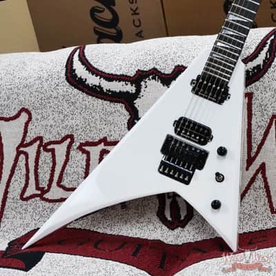 Jackson American Series Rhoads RR24 FR Floyd Rose Ebony Fingerboard Snow White 7.70 lbs image 7