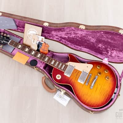 2019 Gibson Custom Shop Historic 1959 Les Paul Standard R9 60th Anniversary Factory Burst VOS w/ Case, CoA, Tags image 24