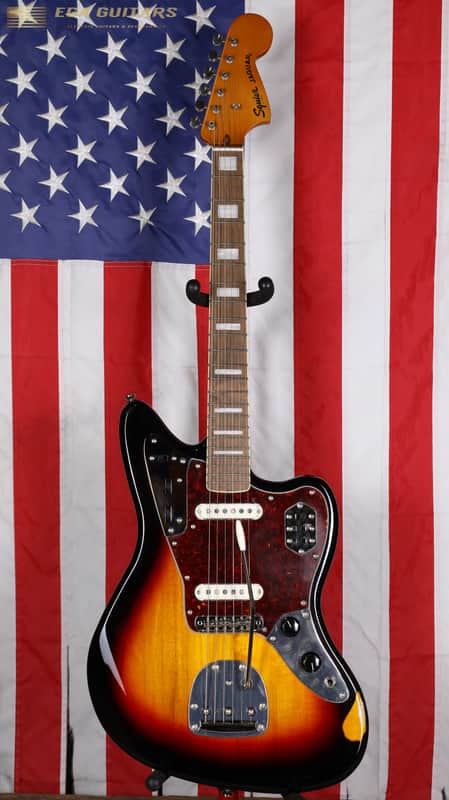 Squier Classic Vibe '70s Jaguar - 3-Tone Sunburst image 1