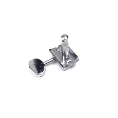 6- in-line Vintage Style Guitar Tuners Tuning keys Head Pegs, Chrome image 7