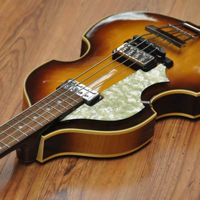 Höfner Violin Bass 500/1 Lefty Sunburst image 11