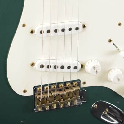Mint Fender Custom Shop '56 Stratocaster Journeyman Relic Aged Sherwood Green Metallic image 4