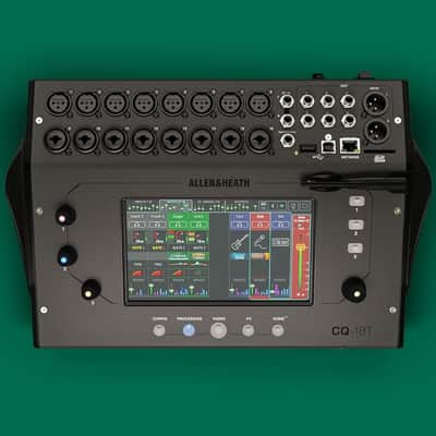 Allen & Heath CQ-18T Digital Mixer with 7" Touchscreen WiFi and Bluetooth Connectivity image 5