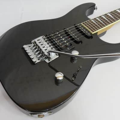 1996 Jackson Dinky DK2 Guitar MIJ - Trans Black HSS Duncan Designed PUPs Japan image 5