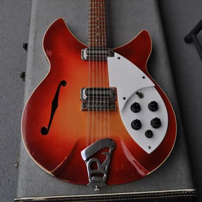 Original 1965 Rickenbacker Rose Morris Model 1993 Export 12-String Fireglo image 6