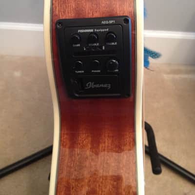 Ibanez AEG12II NMH Natural Mahogany High Gloss Finish image 4