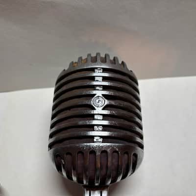 Vintage 1940's SHURE 556A Fatboy Dynamic Microphone, orig element w/cable image 8