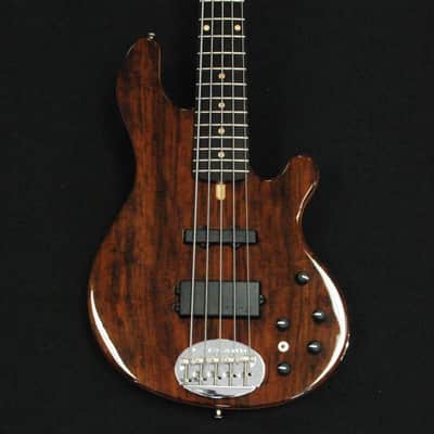 Lakland USA 55-94 Custom Deluxe 5-String Bass Walnut Burl Wenge Neck (Rare) #7812 image 3