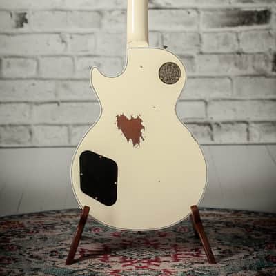 Immagine Gibson Les Paul Custom Murphy Lab Heavy Aged Classic White - 19