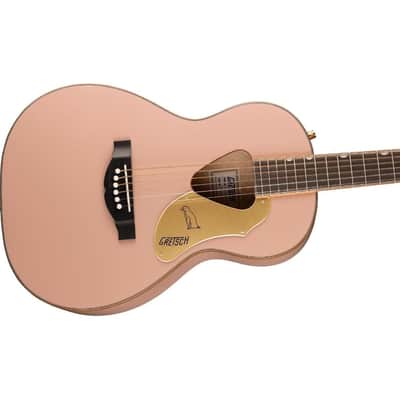 Gretsch G5021E Rancher Penguin Parlor Acoustic-electric Guitar - Shell Pink image 3