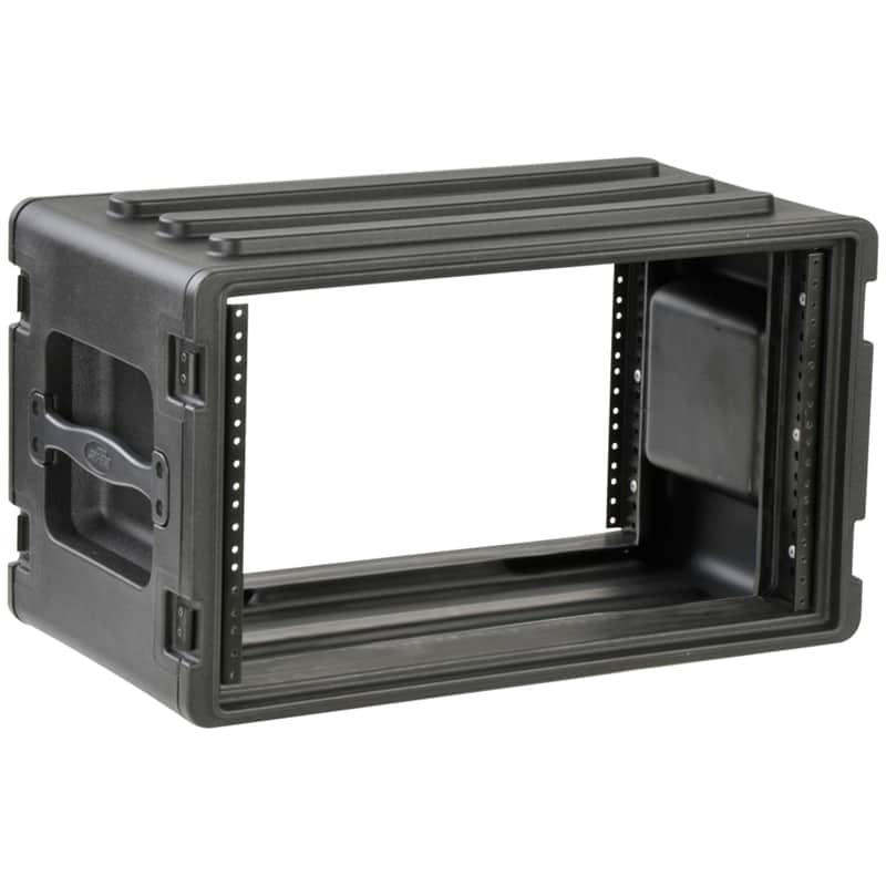 SKB 1SKB-R6S Shallow 6U Roto Rack Case w/ Steel Rails image 1