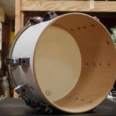 1970s Sonor Swinger Outfit in White 14x18 8x12 14x14 5x14 image 20