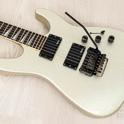 1990 Charvel by Jackson Soloist SL-140-HH Neck Through Platinum Pearl w/ Floyd Rose image 10