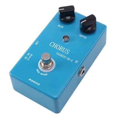 MOSKY CE-2 Handmade Chorus Guitar Effect Pedal Upgraded on Boss Chorus True Bypass Bild 2
