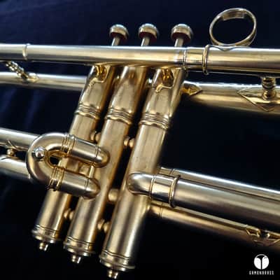 WOW Martin Handcraft goldplated with case and two mouthpieces GAMONBRASS image 13