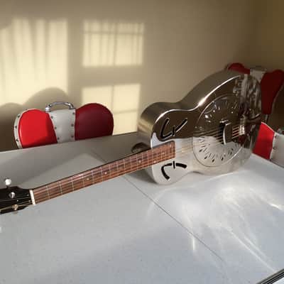 Fender FR-55 Metal Resonator Hawaiian Volcano image 3