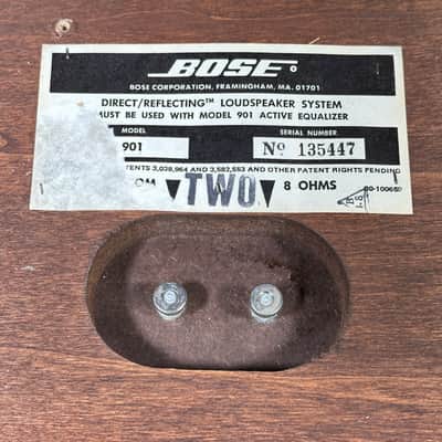Vintage Bose 901 Series I Speakers Pair image 13