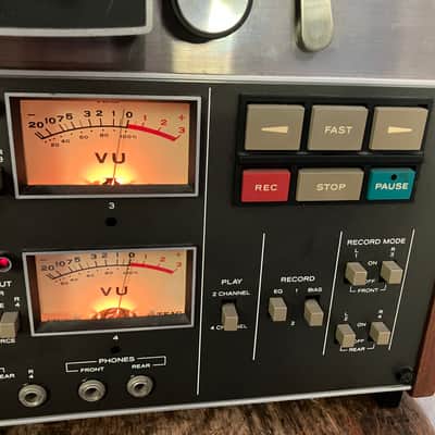 PLEASE READ AD!!! TEAC A-2340SR 1/4" 4-Track 4 channel Quad Auto Reverse Reel to Reel Tape Recorder 1970s - Silver #2 image 7