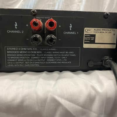 QSC MX1500a Stereo Power Amplifier 1990s - Excellent image 4