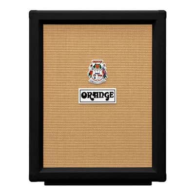 Orange PPC212V Guitar Amplifier Cabinet 2x12 Black 120 Watts 16 Ohms image 1