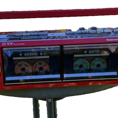 National RX-F22 Rare Vintage Cassette Deck Boombox Japan Serviced Warranty image 1