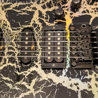 1980's Kramer American Pacer II 1989 guitar Holoflash Crackle Floyd Seymour Duncans VIDEO WOW image 11
