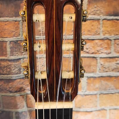 Antique 1920 Juan Pastor Classical Guitarra Natural-Brazilian Rosewood-Restored-Amazing Tone-w/ OHSC image 2