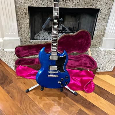 Gibson SG Standard "Small Guard" 1991 Candy Apple Blue image 2