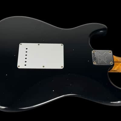 2025 Fender Stratocaster 1954 Custom Shop '54 Strat Journeyman Relic 70th Anniversary ~ Black image 3
