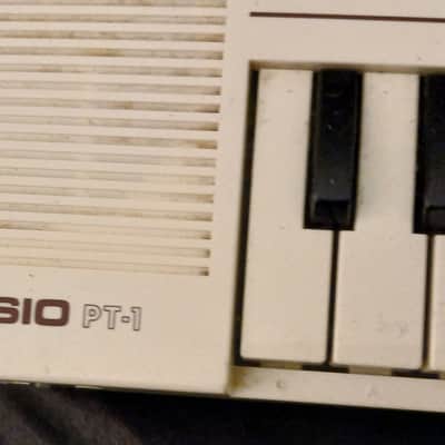 Casio PT-1 29-Key Mini Synthesizer 1982 - 1988 - White image 5