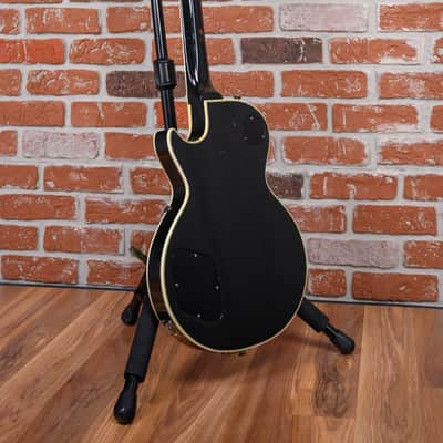 Gibson Les Paul Custom 3-Pickup with Bigsby Ebony 1960 w/Hardshell Case (Refin/Refret/Headstock Repair) image 6