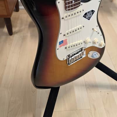 Fender American Stratocaster 60th Anniversary Diamond Edition 2006 Sunburst TIME CAPSULE CASE QUEEN! USA Limited Edition FSR Strat Guitar image 13