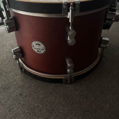 PDP 13'' Concept Maple Classic Series - OX Blood 9 x 13" Tom (With-Mount) image 2