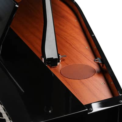 Kurzweil CUP G1W Digital Mini-Grand Piano, 88-Note, fully weighted, 4-zone graded, hammer-action with natural wooden keys, Black Polish Finish image 4