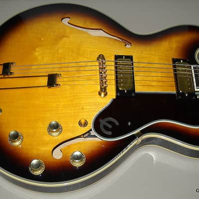 Epiphone Sheraton 1964 Reissue 2000s Vintage Sunburst image 1