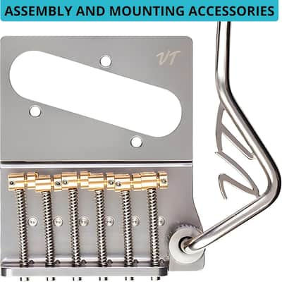 Vega-Trem VT2ND Teletrem Tremolo Bridge for Telecaster Guitar No Mods Easy Installation image 6