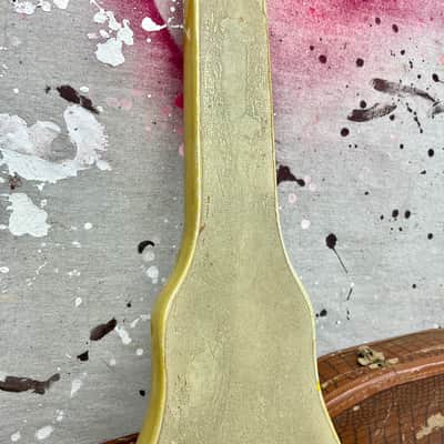 1953 Fender Champion Lap Steel Guitar 1950's -Yellow Pearloid w/ Original Case image 13